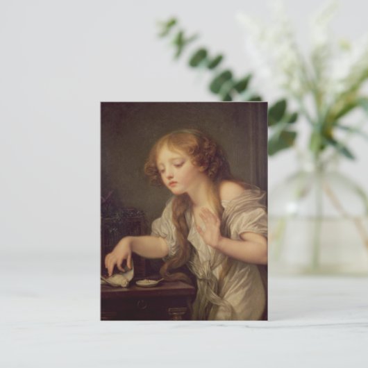 De dode vogel briefkaart (Staand voorkant)