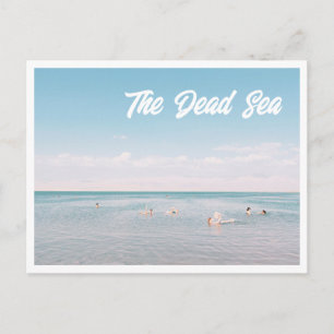 De Dode Zee Israël Foto Ansichtkaart Briefkaart