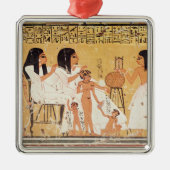 De doden, hun familie en hun dienaren metalen ornament (Voorkant)