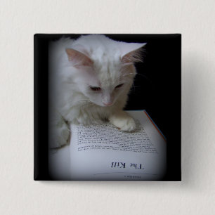 De doden vierkante button 5,1 cm