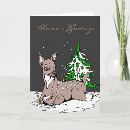 De Doe - Feestdagen Kaart (Voorkant)