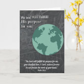 De doel-godsdienstige Kaart van Afstuderen (Gele Bloem)