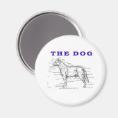 DE DOG MAGNEET (Voorkant / Achterkant)