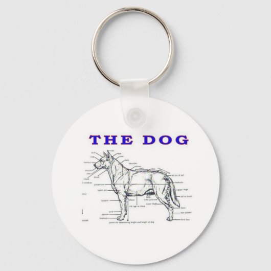 DE DOG SLEUTELHANGER (Voorkant)
