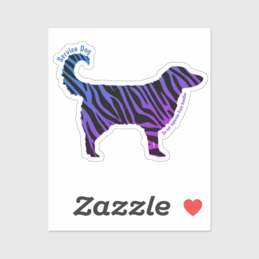 De Dog van de dienst, scheidt niet van managerster Sticker (Vel)