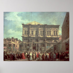 De Doge bezoekt de kerk en Scuola di Poster