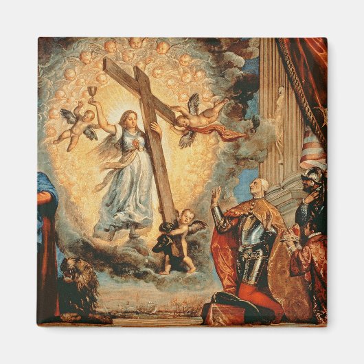 De Doge Grimani knielen voor de gelovigen Magneet (Voorkant)