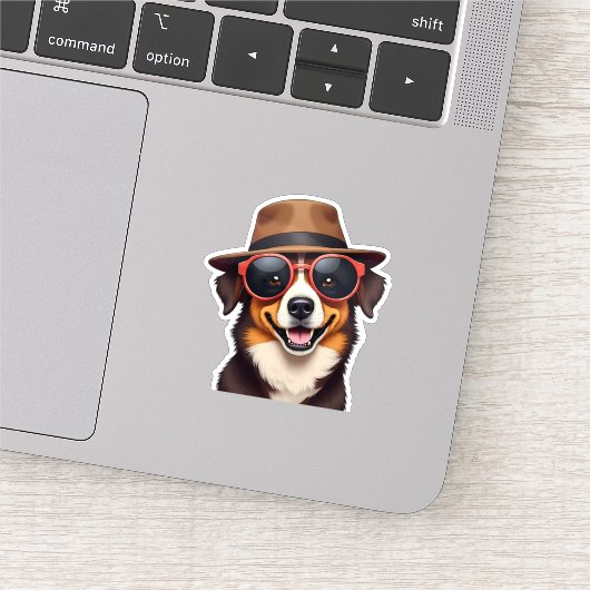 De Dogfather Sticker (Detail)