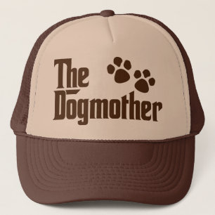 De Dogmother bruin en bruin leuk gezegde Trucker Pet
