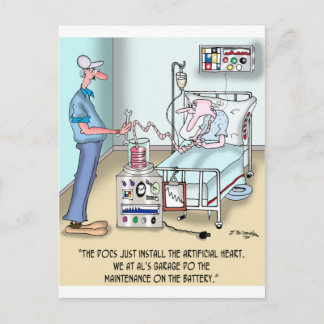 De dokken installeren enkel het hart briefkaart