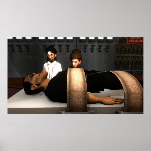 De dokter, de monster en Fritz - groot Poster (Voorkant)