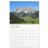 De Dolomiet's, Italië Kalender (Mar 2026)