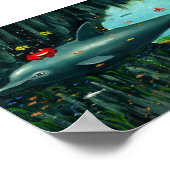 De Dolphin en de Crab waren vrienden. Poster (Hoek)