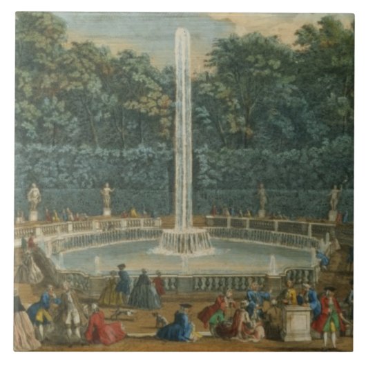 De Domes in de tuin in Versailles, pub. door Lau Tegeltje (Voorkant)