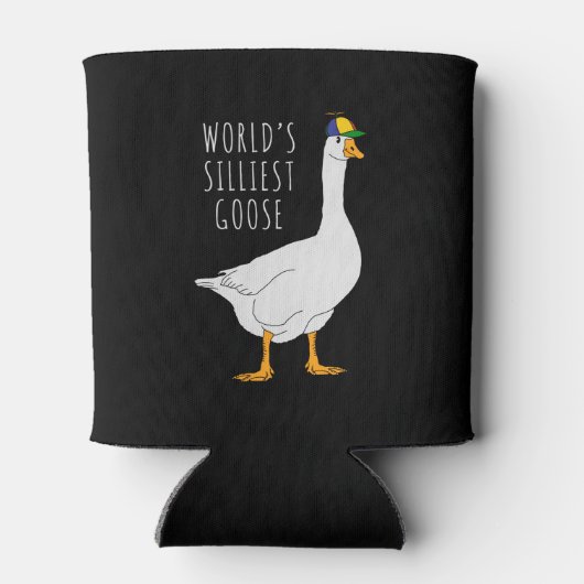 De domste gans ter wereld blikjeskoeler (Achterkant)