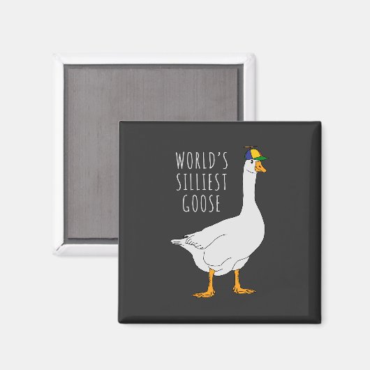De domste gans ter wereld magneet (Voorkant / Achterkant)