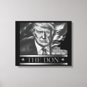 De Don Pencil Tekening Canvas Afdruk