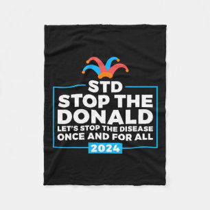 De Donald Anti Trump Democrat kiezer Fleece Deken