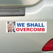 De Donald die we zullen overhalen Bumpersticker (Op auto)
