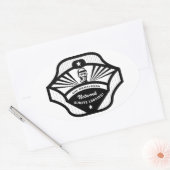 De Donaldson Network Ovale Sticker (Envelop)
