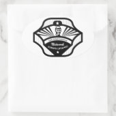 De Donaldson Network Ovale Sticker (Tas)
