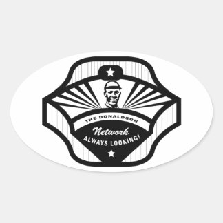 De Donaldson Network Ovale Sticker