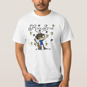 De donkerbruine Ster van de Rots T-shirt