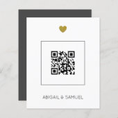 De donkere grijze QR-code van de begroting allen i (Voorkant / Achterkant)