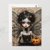 De donkere Halloween fee Briefkaart (Voorkant / Achterkant)