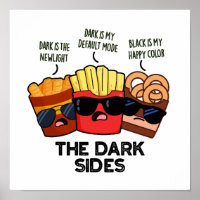 De donkere kanten grappige fastfood woordspeling