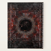 De donkere kunstschildpad planner (Achterkant)