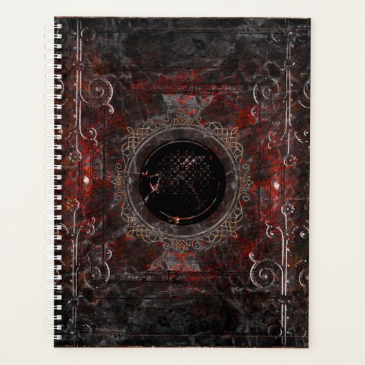 De donkere kunstschildpad planner (Voorkant)