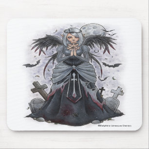 De donkere priestess Angel Mousepad Muismat