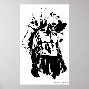 De donkere vecht poster