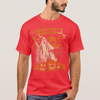 De donkerste pauw voor Halloween Day Ghost Hallowe T-shirt