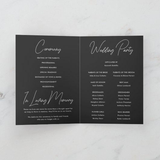 De dood doet ons deel programma (Binnen)