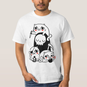 De dood is een kat-persoon van de zon t-shirt