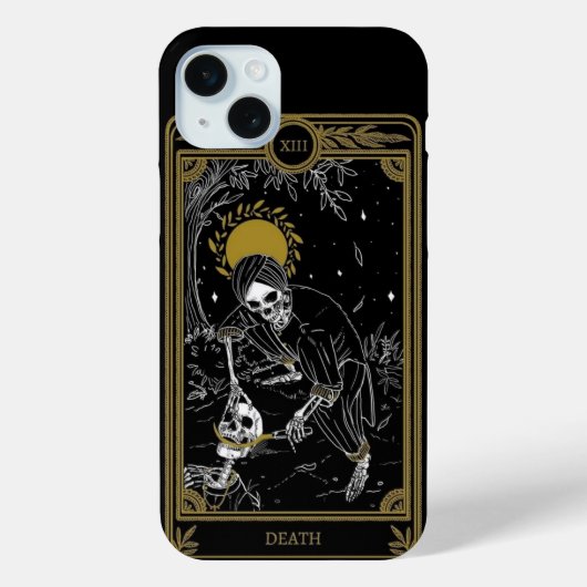 De dood Kaart Tarot Kaart Collectie Case-Mate iPhone Case (Achterkant)