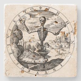 De dood komt bij Salem Stone Onderzetter