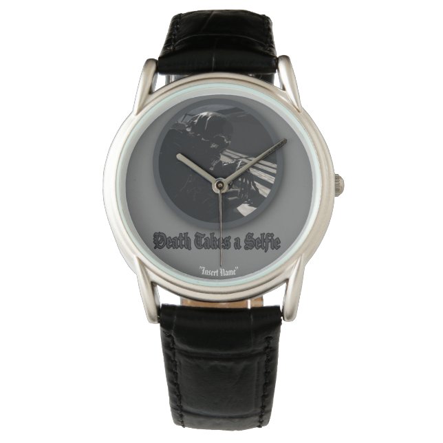 De dood neemt een Selfie Horloge (Voorkant)