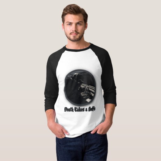 De dood neemt een Selfie T-shirt (Voorkant volledig)