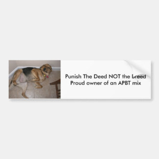 De Dood NIET de Breed straffen Bumpersticker