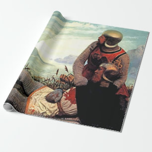 De dood van Arthur door John Mulcaster Carrick Cadeaupapier