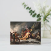 De dood van generaal Montgomery Briefkaart (Staand voorkant)