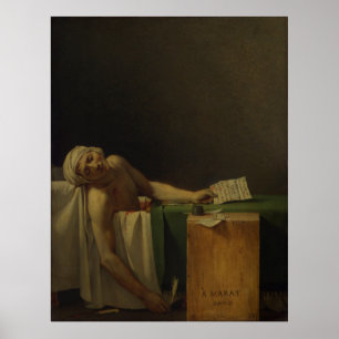 De dood van Marat, vermoord Poster