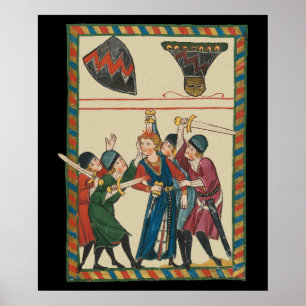 De dood van Reinmar von Brennenberg Poster
