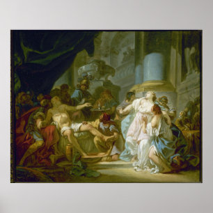 De dood van Seneca, David Poster
