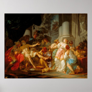De dood van Seneca door David Poster