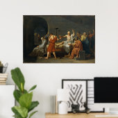 De dood van Socrates, 1787 Poster (Thuiskantoor)