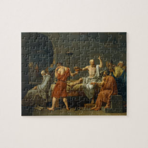 De dood van Socrates door Jacques-Louis David 1787 Legpuzzel